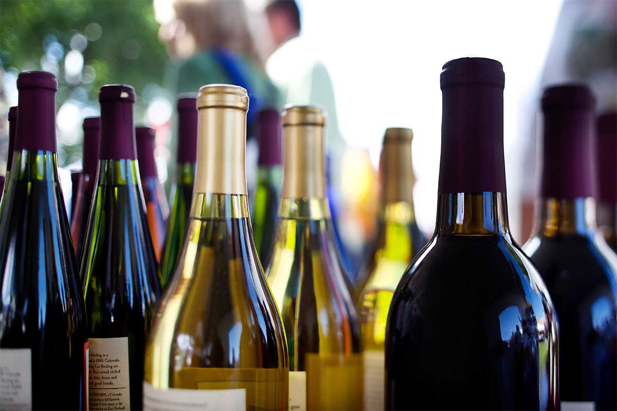 A stock image of various red and white wine bottles. Some wine industry figures in the UK want the wine industry to move away from glass bottles into other packaging.