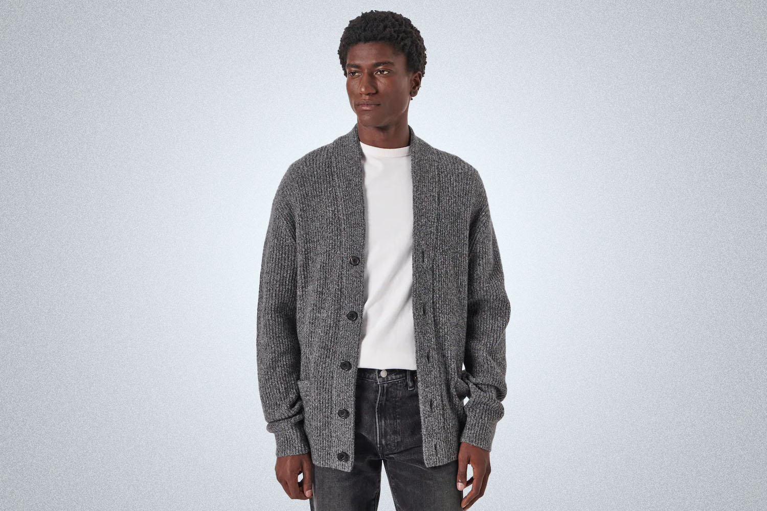 Abercrombie Marled Shawl Cardigan