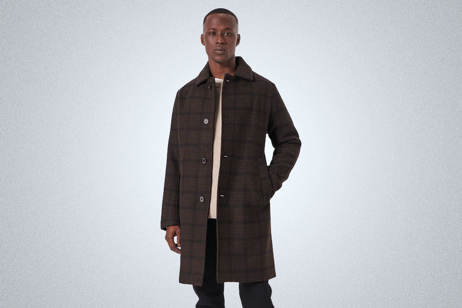 Abercrombie Wool-Blend Mac Coat