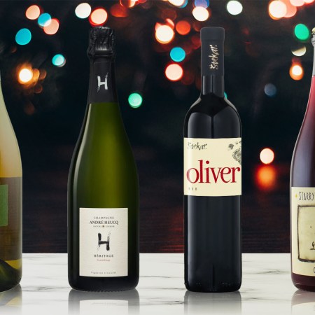 lineup of 4 wines to gift for the holidays