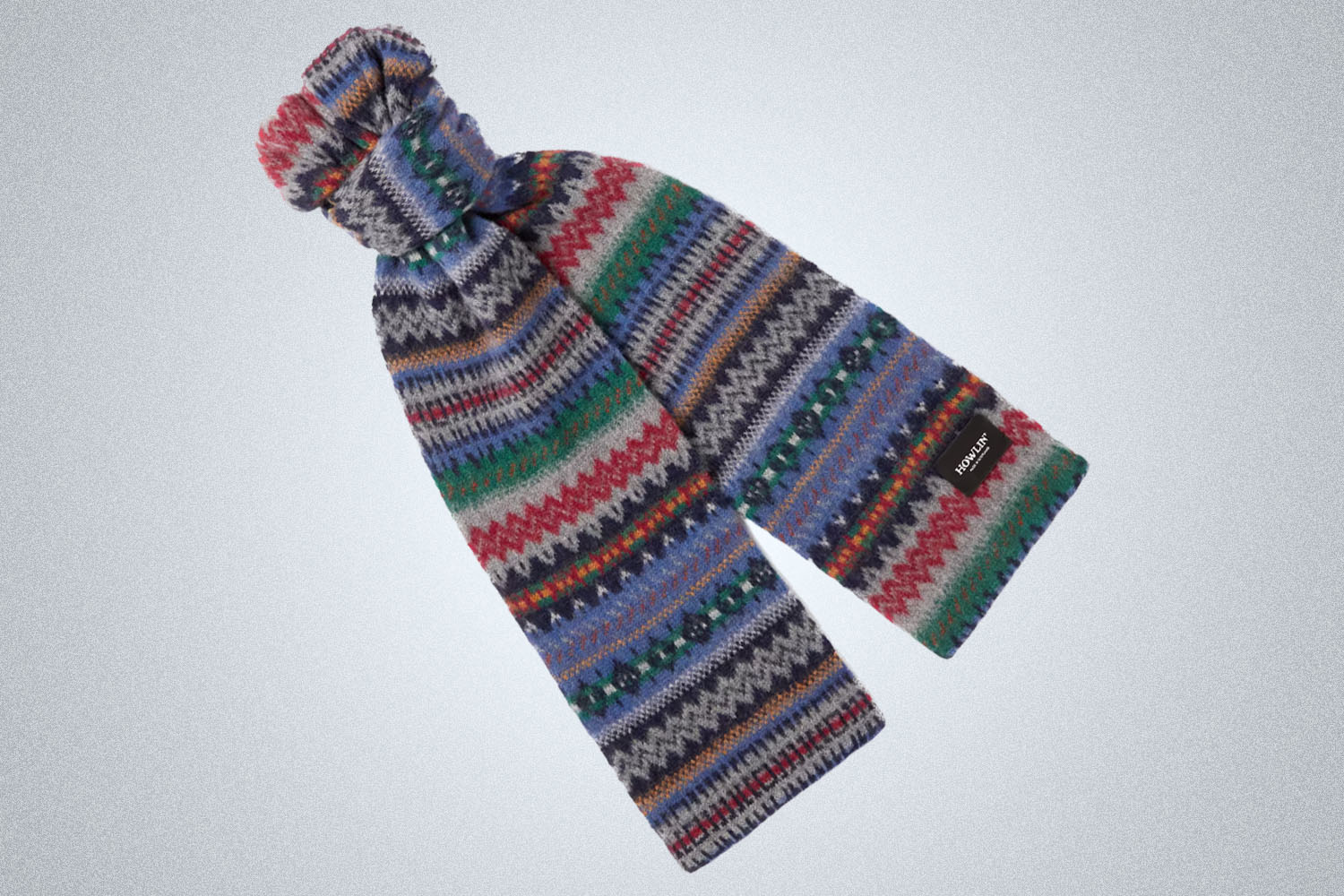 Howlin’ Cosmic Excursions Fair Isle Wool Scarf