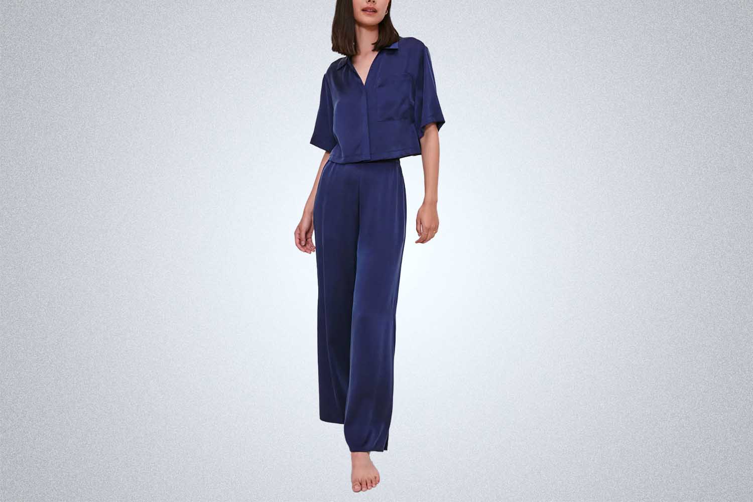 Lunya Washable Silk High Rise Pant Set