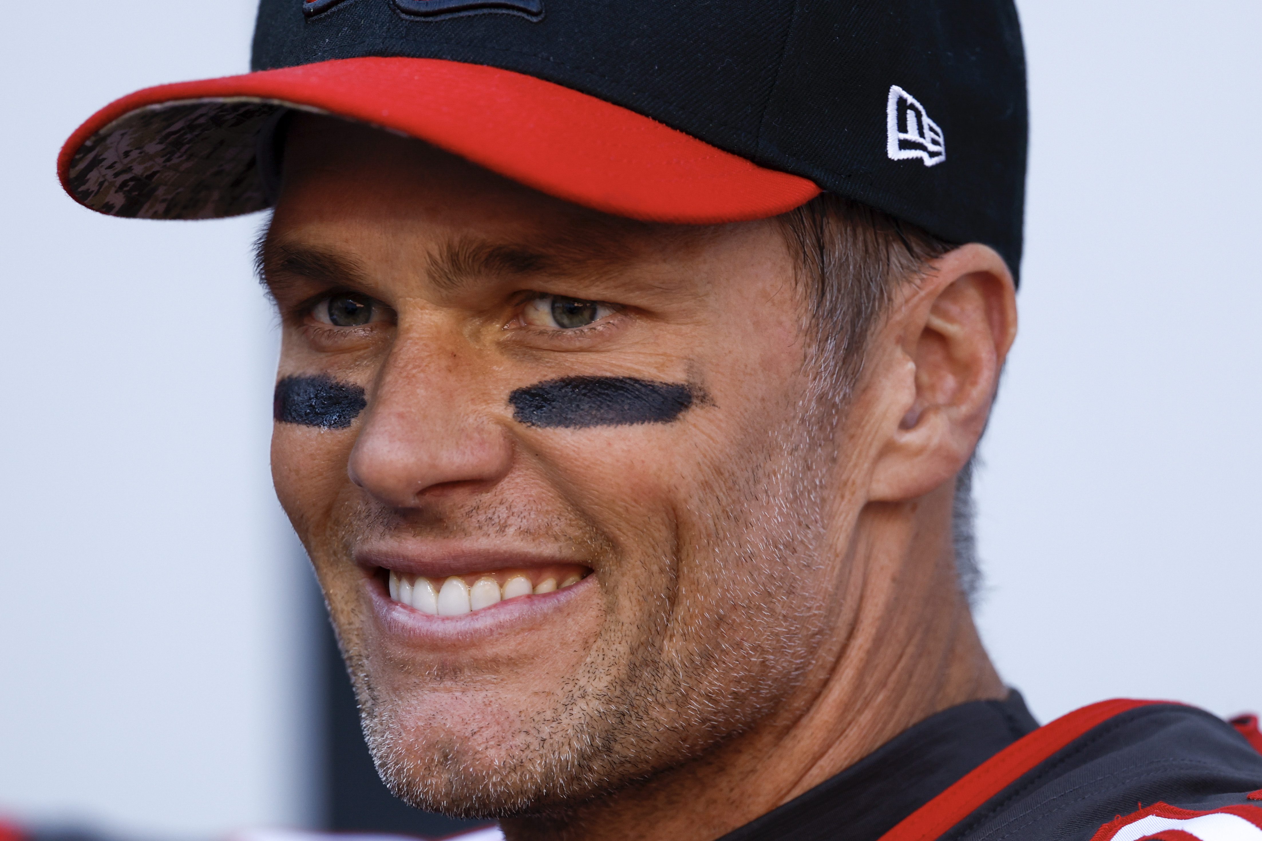 Tom Brady of the Bucs prior to a game against the Cincinnati Bengals.