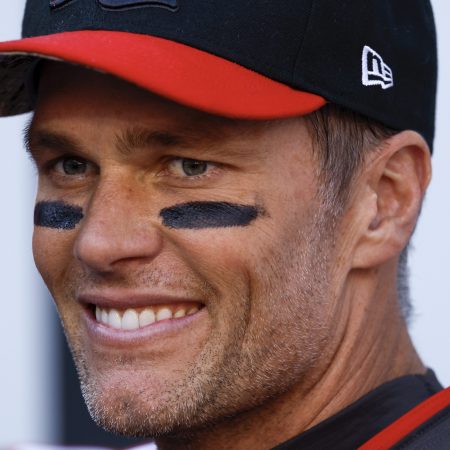 Tom Brady of the Bucs prior to a game against the Cincinnati Bengals.