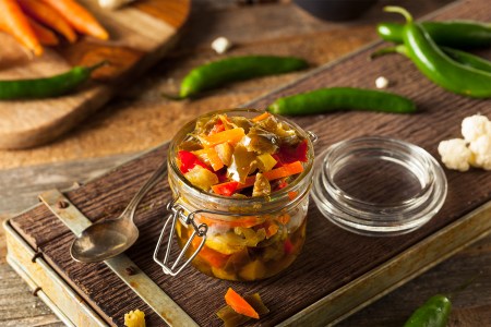 Homemade Pickled Giardiniera