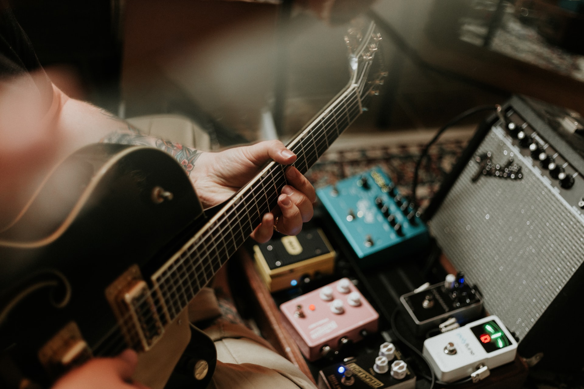 Guitar and pedals