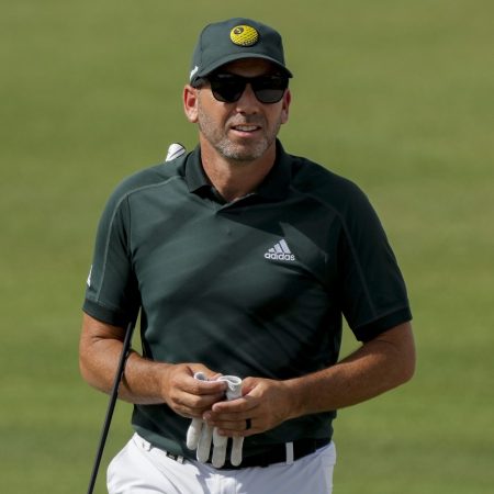 Sergio Garcia at the LIV Golf Invitational - Miami at Trump National Doral Miami.