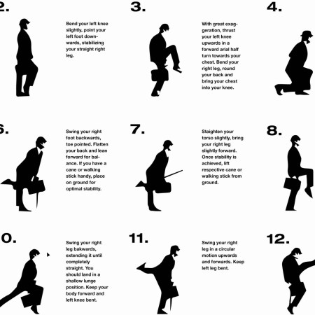 Silly walk diagram