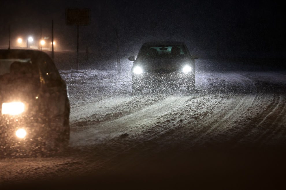 Driving in snow