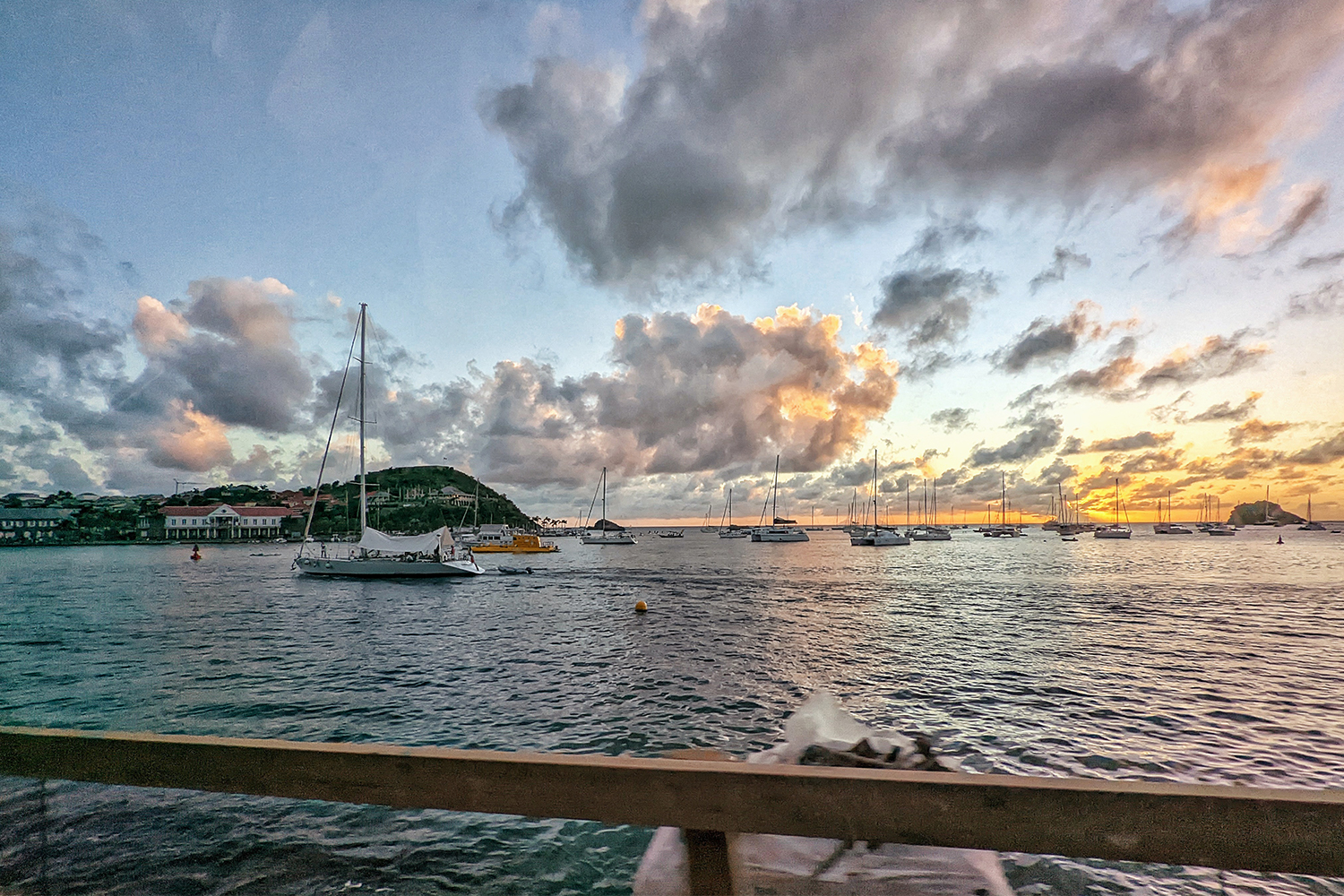 Boats in the marina in Saint Barthélemy