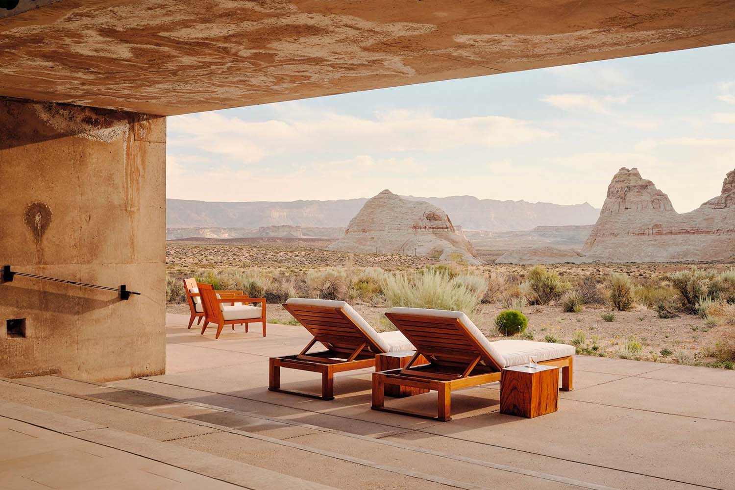 View of the desert from Amangiri