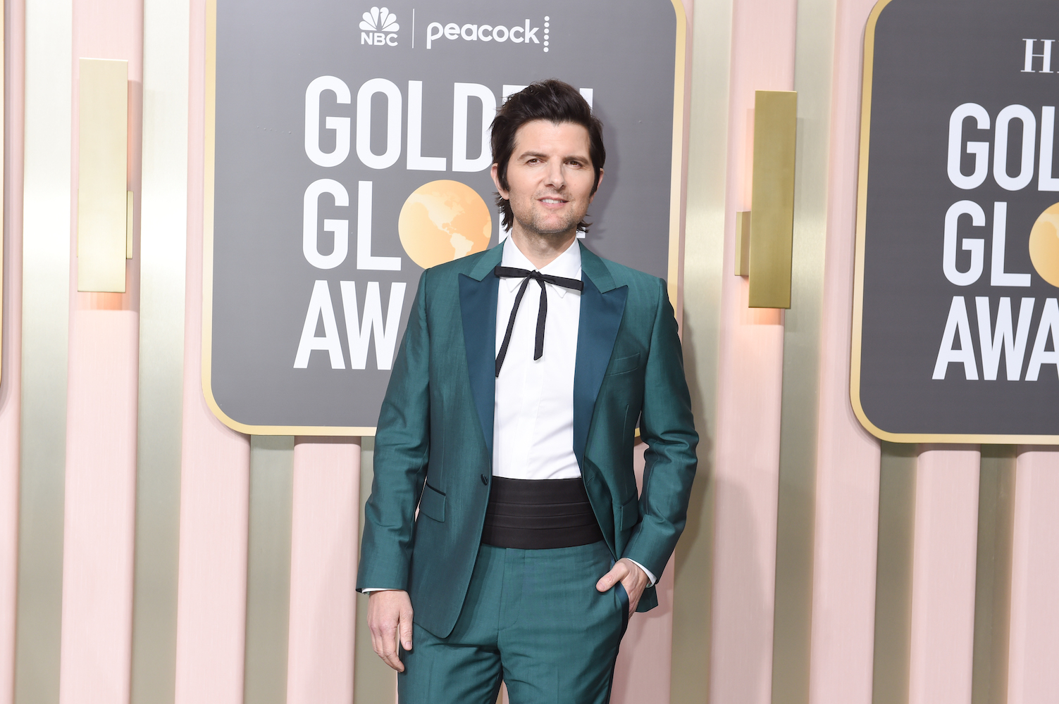 Adam Scott at the 80th Annual Golden Globe Awards