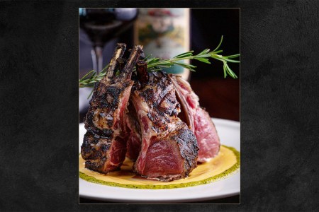 The rack of lamb from Platea, a lamb chop recipe we got from chef Fernando Salazar