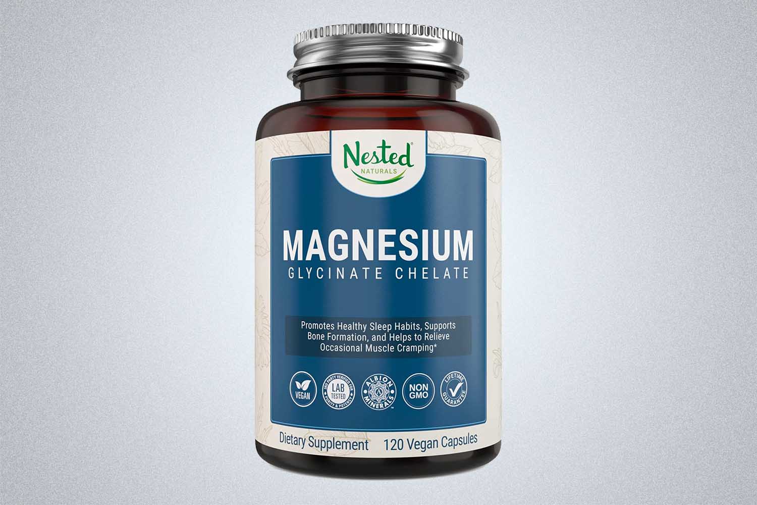 Nested Naturals Magnesium Glycinate Chelate Supplement