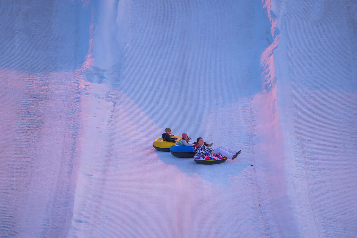 Glow Tubing in Big Bear 