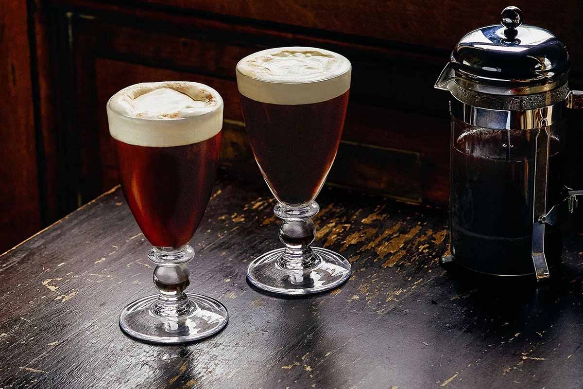 The Irish Coffee, popularized at the Buena Vista in San Francisco