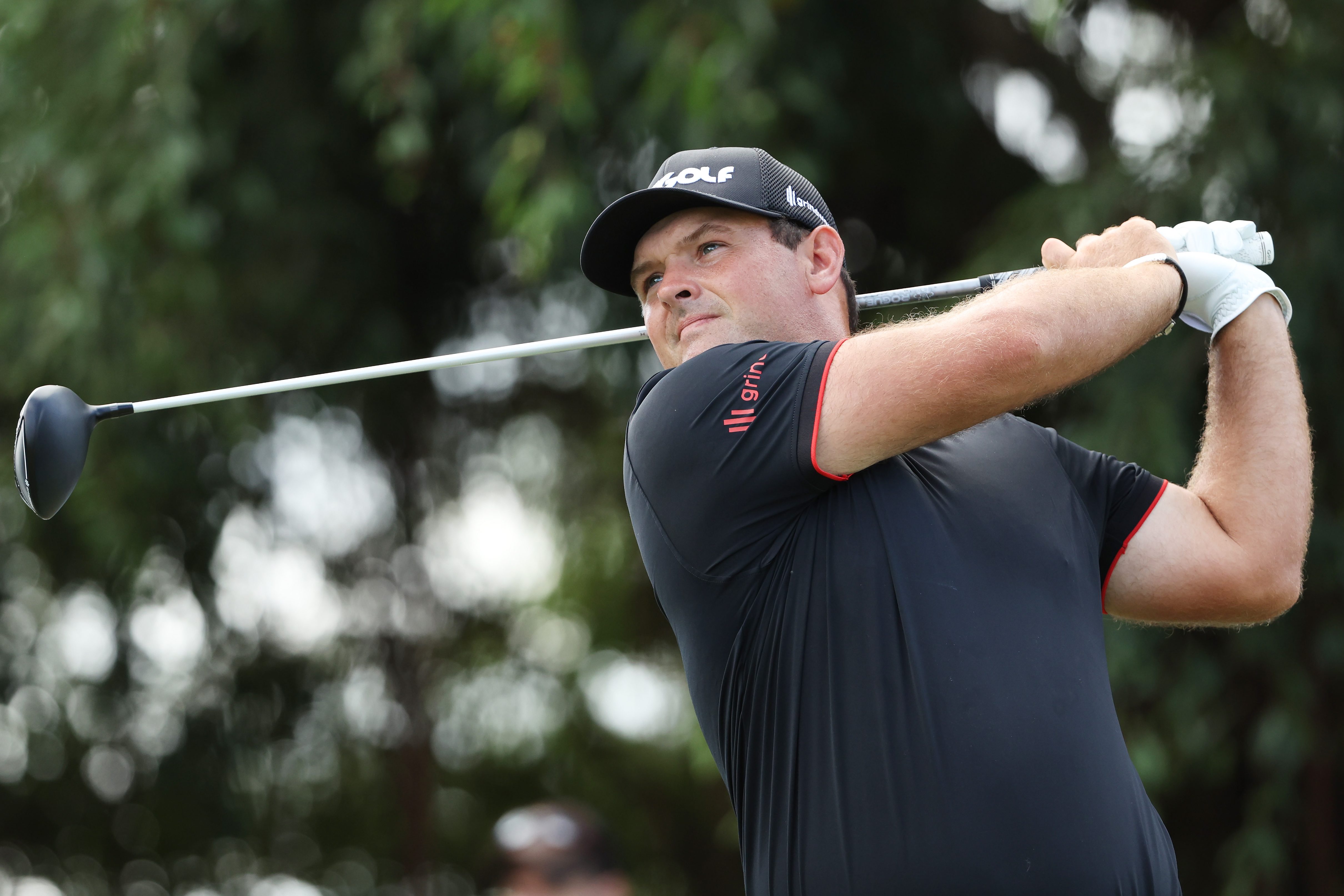 Patrick Reed at the LIV Golf Invitational in Miami. Reed and his lawyers are threatening CNN and Bloomberg with lawsuits.