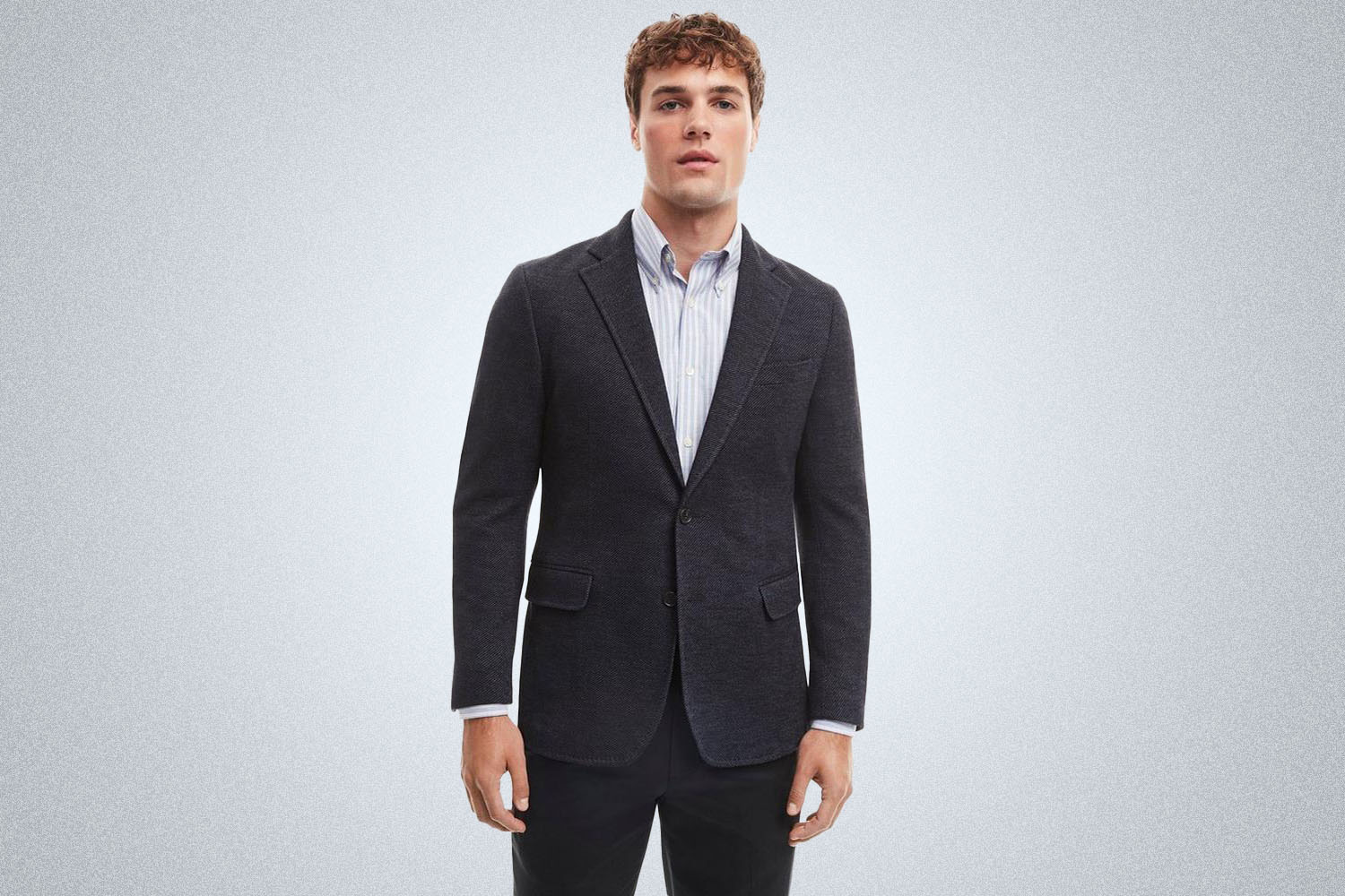 Brooks Brothers Regent Regular-Fit Wool-Cotton Knit Blazer