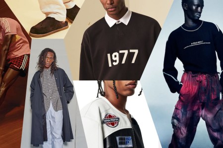 a collage of photos from Black-owned clothing brands