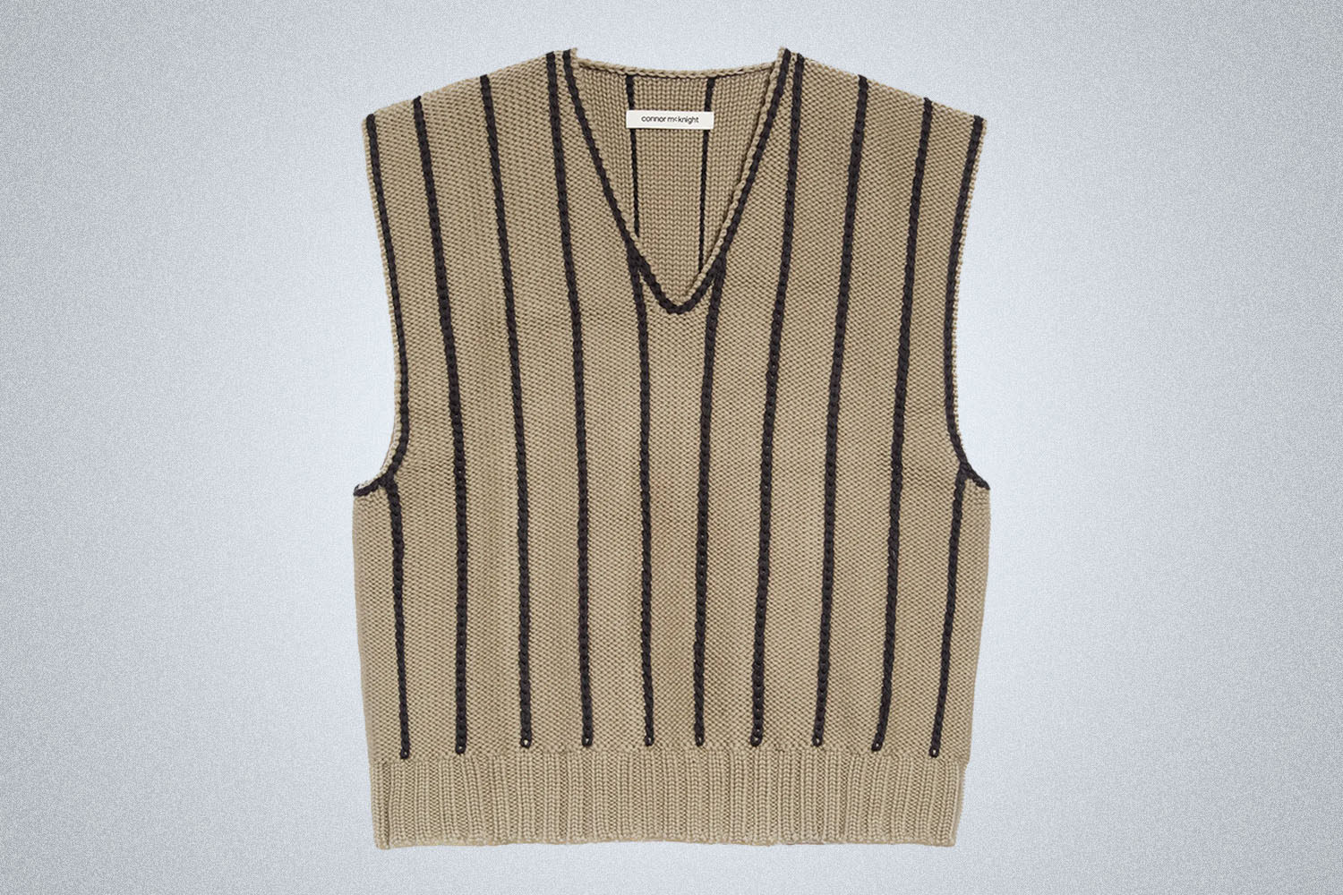 Connor McKnight Cord Stripe Merino Wool Sweater Vest