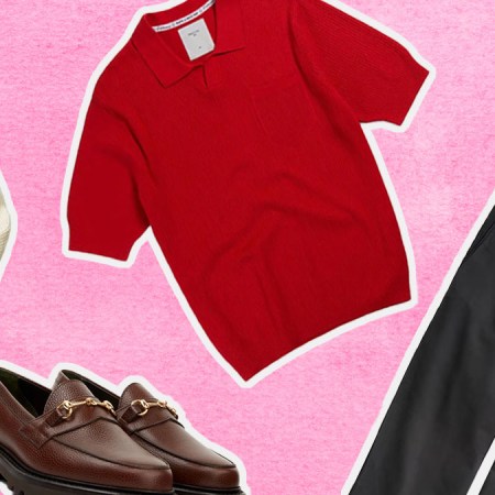 a collage of Valentine's Day date night outfits on a pink background