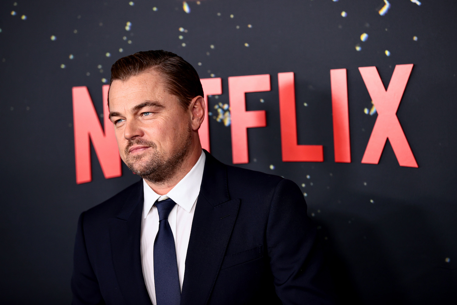 leonardo dicaprio at the Don't Look Up world premiere in new york city