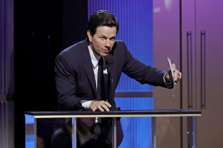 Mark Wahlberg speaks onstage during the 29th Annual Screen Actors Guild Awards at Fairmont Century Plaza on February 26, 2023 in Los Angeles, California.