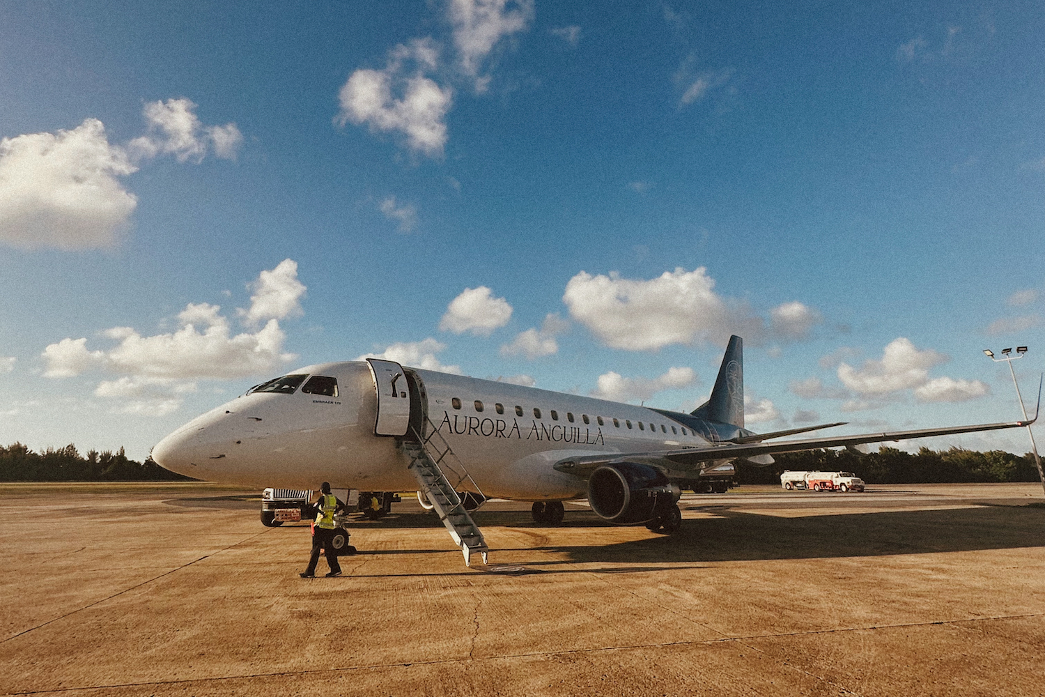 aurora anguilla private plane