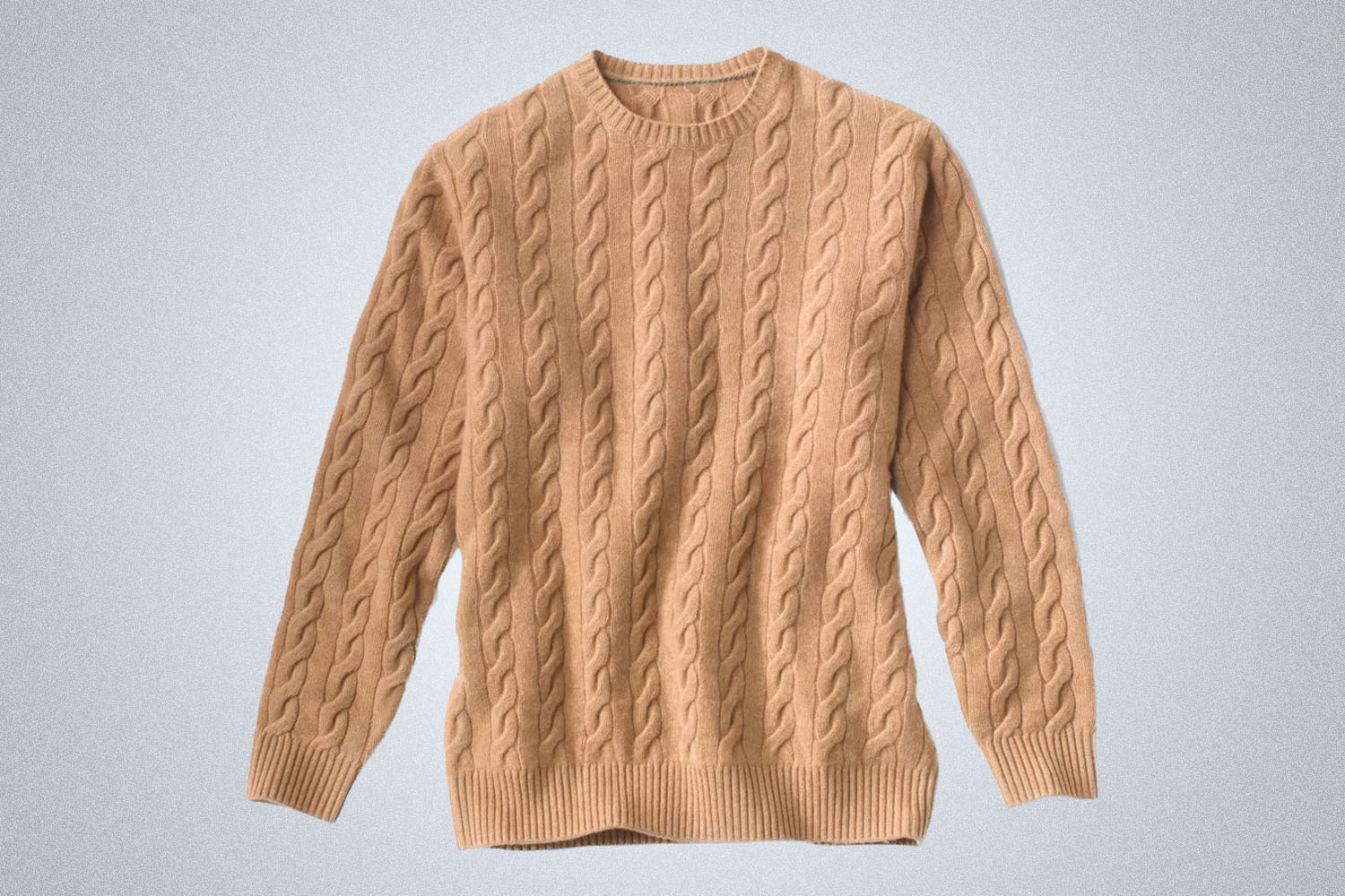 Orvis Cashmere Cable Crewneck