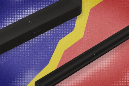 The Sonos Arc and the Sonos Beam soundbars in a head to head battle.