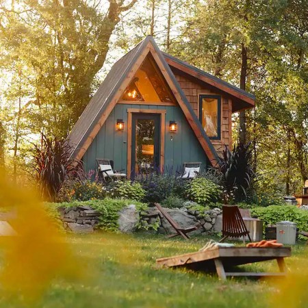 The Step by 127 Cabin Co., in Montgomery, New York, was one of the most liked Airbnb posts of 2022.