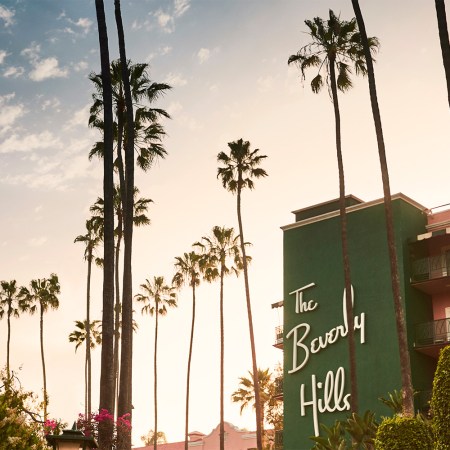 Exterior of the Beverly Hills Hotel