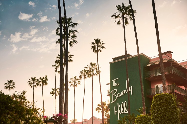 Exterior of the Beverly Hills Hotel