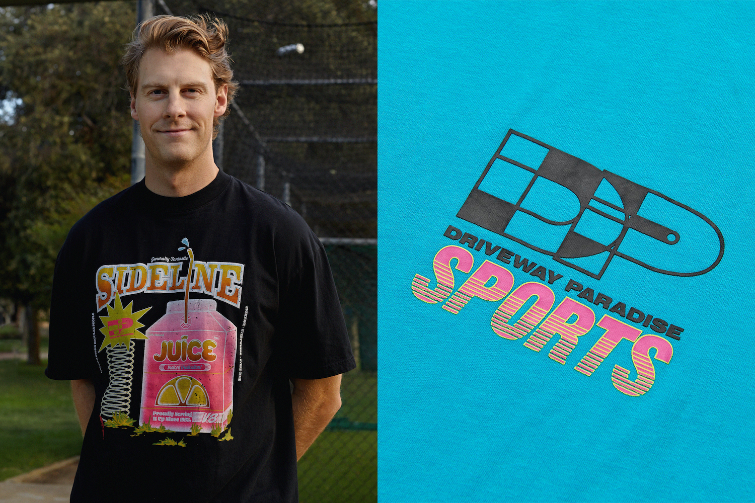 Matthew Carpenter, founder of sportswear brand Driveway Paradise