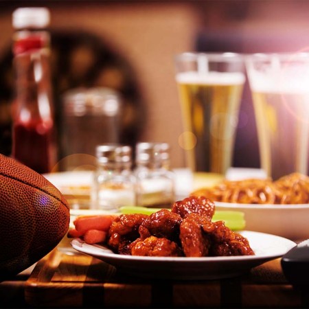 Watching television. Sports bar or local pub. Football, food, beer. The best places to watch the Super Bowl in NYC that aren't traditional sports bars.