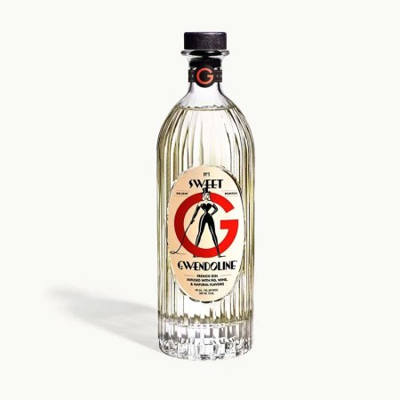 A bottle of Sweet Gwendoline French Gin