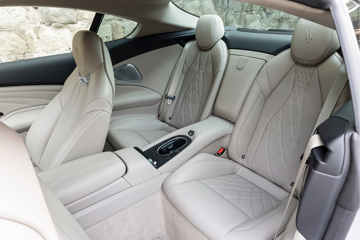 The back seat of the 2024 Maserati GranTurismo