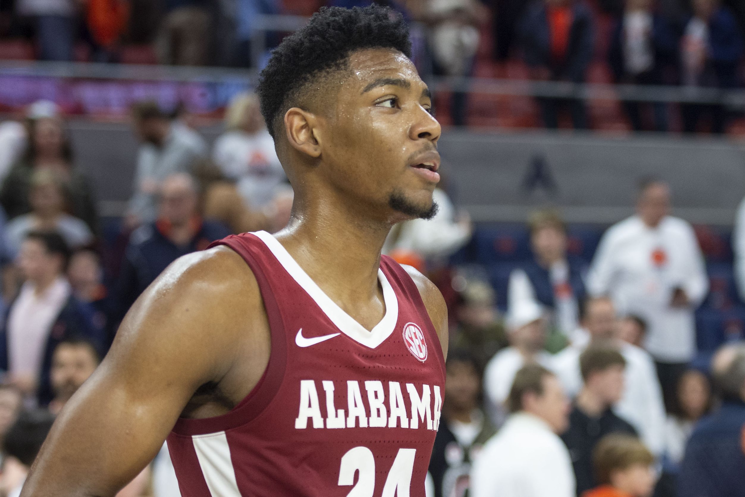 Brandon Miller of Alabama after defeating Auburn in February.