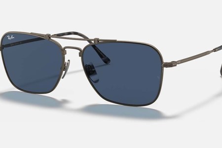 Ray-Ban Caravan titanium sunglasses