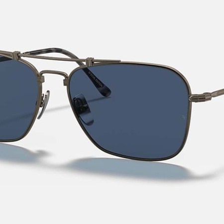 Ray-Ban Caravan titanium sunglasses