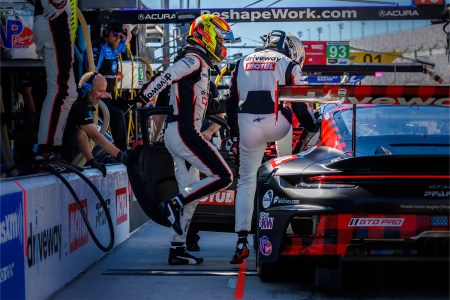 Driver change during Practice #1 #9 Pfaff Motorsports, Porsche 911 GT3 R (992), GTD PRO; Klaus Bachler (AUT), Patrick Pilet (FRA), Laurens Vanthoor (BEL)