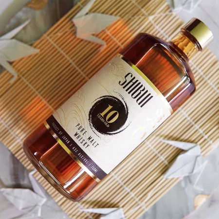 A bottle of Shibui Pure Malt 10 Years old