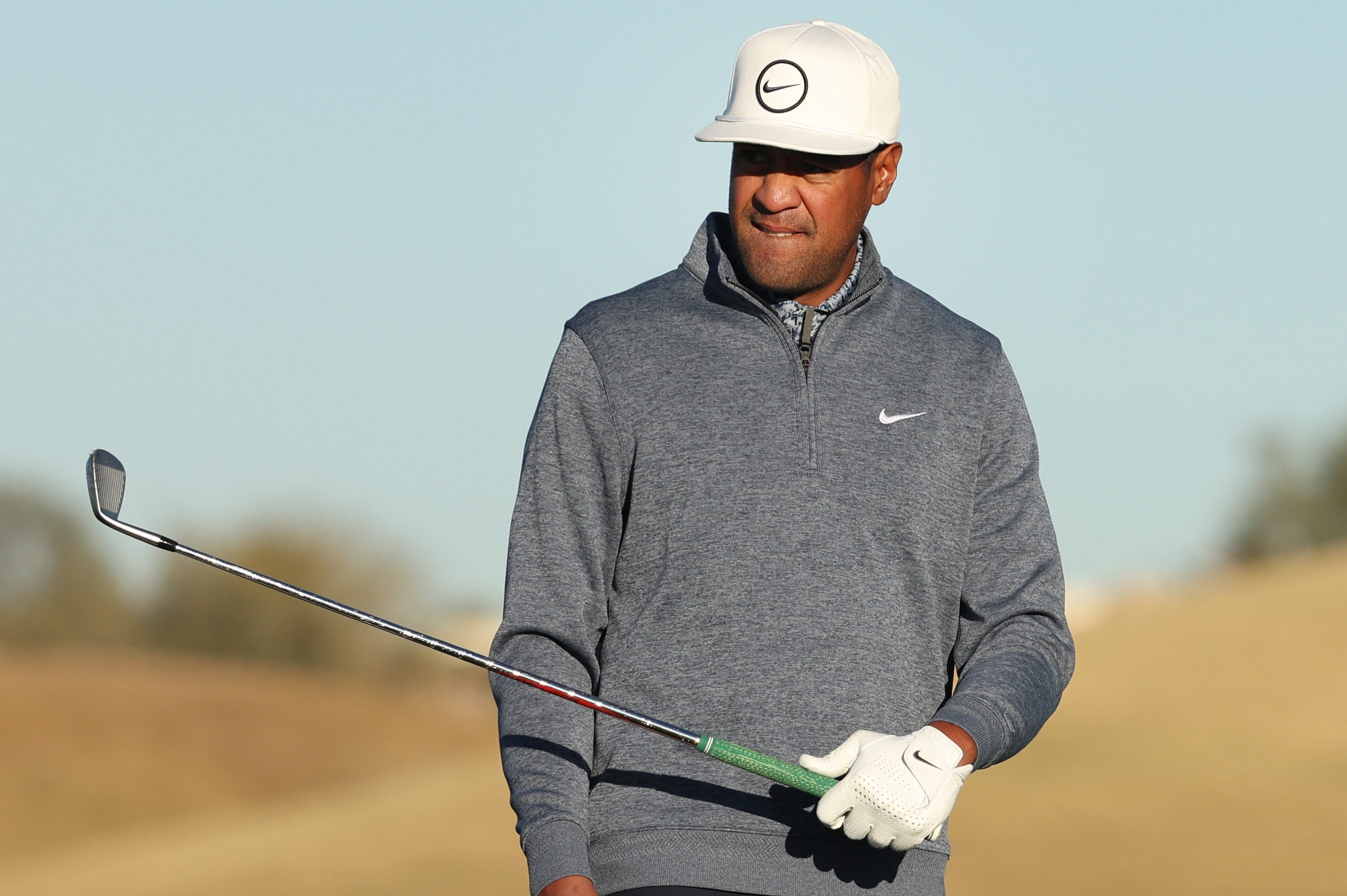 Tony Finau at the WM Phoenix Open at TPC Scottsdale.