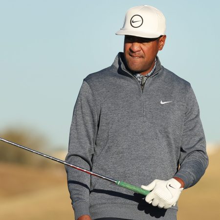 Tony Finau at the WM Phoenix Open at TPC Scottsdale.