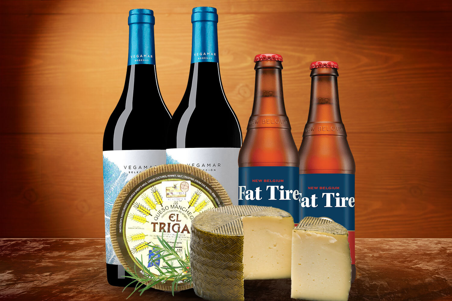 Manchego + Garnacha + Amber Ale