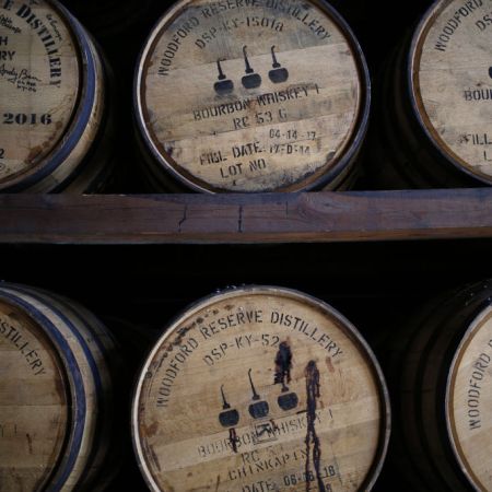 Woodford Reserve barrels