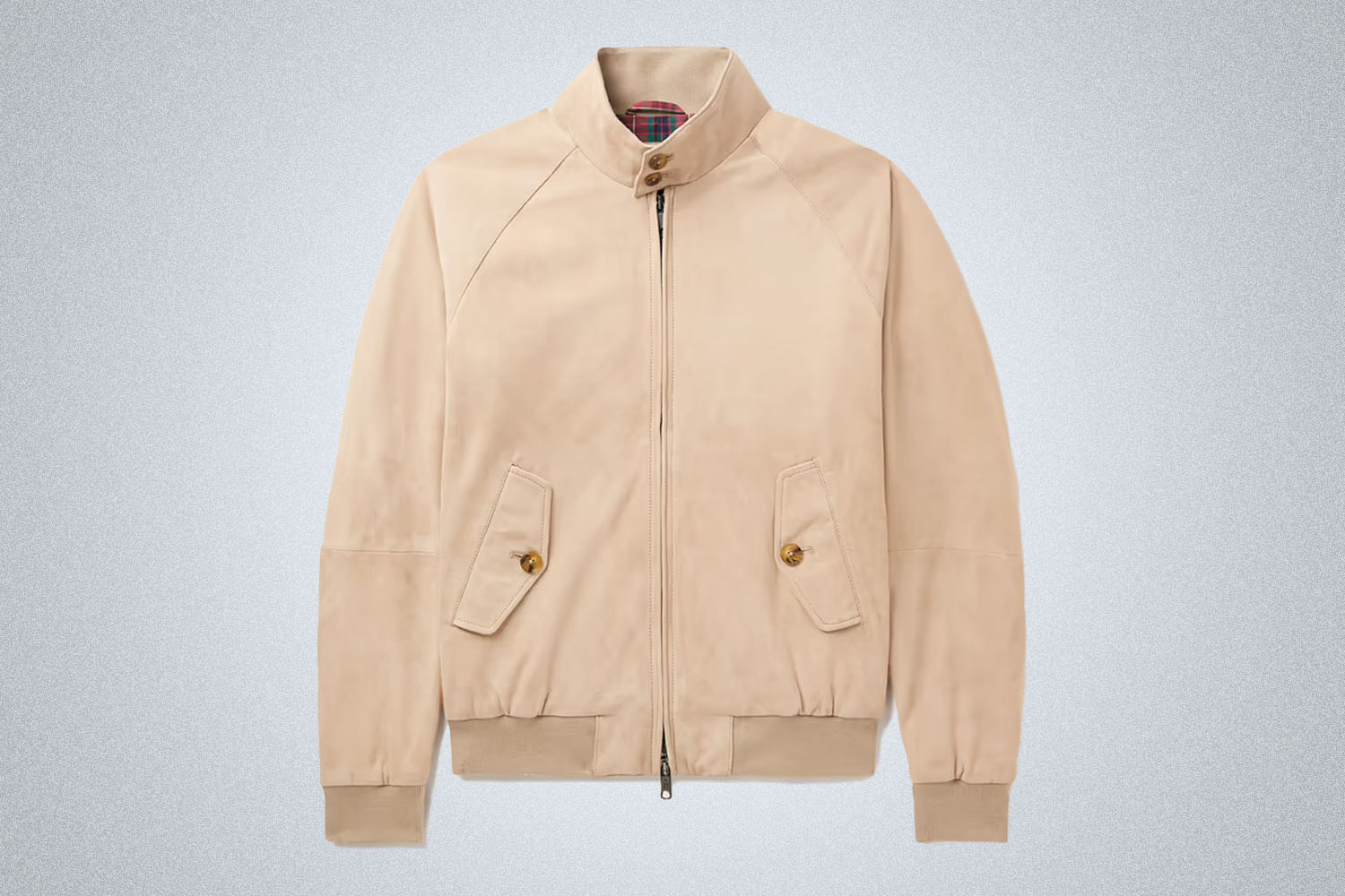 Baracuta G9 Slim-Fit Suede Harrington Jacket