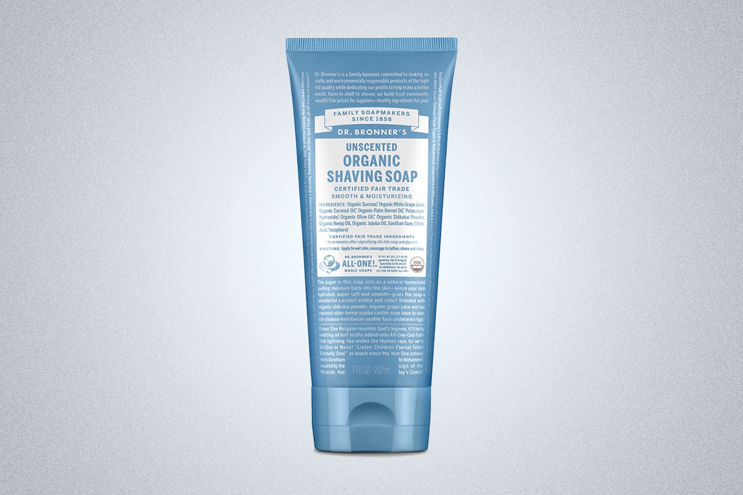 Dr. Bronner’s Unscented Organic Shaving Soap