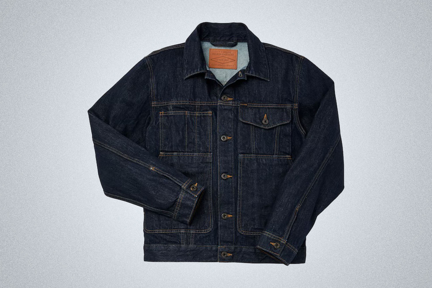 Filson Unlined Denim Short Cruiser Jacket