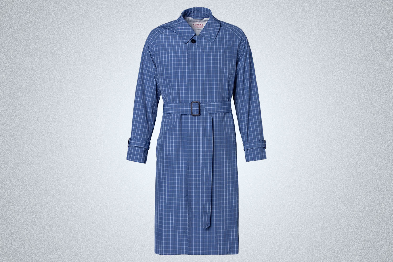 The Parisian Pick: Fursac Paris Checked Water-Repellent Trench Coat